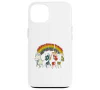 Zombie Unicorns Apocalypse Rainbow Scary Animal Homme Femme Coque pour iPhone 13