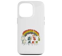 Zombie Unicorns Apocalypse Rainbow Scary Animal Homme Femme Coque pour iPhone 13 Pro