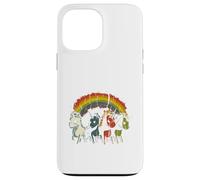 Zombie Unicorns Apocalypse Rainbow Scary Animal Homme Femme Coque pour iPhone 13 Pro Max