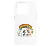Zombie Unicorns Apocalypse Rainbow Scary Animal Homme Femme Coque pour iPhone 15 Pro
