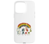 Zombie Unicorns Apocalypse Rainbow Scary Animal Homme Femme Coque pour iPhone 15 Pro Max