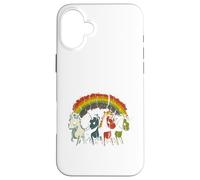 Zombie Unicorns Apocalypse Rainbow Scary Animal Homme Femme Coque pour iPhone 16 Plus