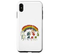 Zombie Unicorns Apocalypse Rainbow Scary Animal Homme Femme Coque pour iPhone XS Max
