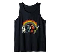 Zombie Unicorns Apocalypse Rainbow Scary Animal Homme Femme Débardeur