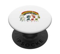 Zombie Unicorns Apocalypse Rainbow Scary Animal Homme Femme PopSockets PopGrip Adhésif