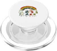 Zombie Unicorns Apocalypse Rainbow Scary Animal Homme Femme PopSockets PopGrip pour MagSafe