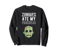 Zombies Ate My Pancréas Drôle Diabète Fille Enfant Femme Sweatshirt