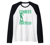 Zombies Ate My Pancréas Sensibilisation au diabète T1D Diabétique Manche Raglan