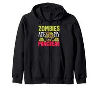 Zombies Ate My Pancréas T1D Sensibilisation au diabète diabétique Sweat à Capuche