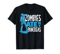 Zombies Ate My Pancréas T1D Sensibilisation au diabète diabétique T-Shirt