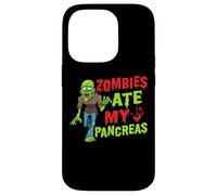 Zombies Ate My Pancréas T1D Type 1 Diabète Filles Enfants Garçons Coque pour iPhone 14 Pro