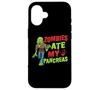 Zombies Ate My Pancréas T1D Type 1 Diabète Filles Enfants Garçons Coque pour iPhone 16