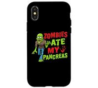 Zombies Ate My Pancréas T1D Type 1 Diabète Filles Enfants Garçons Coque pour iPhone X/XS