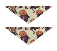 Zombies avec citrouilles pour animal de compagnie - Lot de 2 accessoires de mode pour extérieur à différents stades - 63,5 cm, 2,5 x 22,9 cm, 20,3 cm