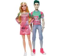 Zombies Disney 2-Pack, Addison Cheerleader and Zed Football Player Dolls (~12-in),11 Bendable “Joints,” Great Gift for Ages 5+ [Amazon Exclusive], Multi, HFJ66