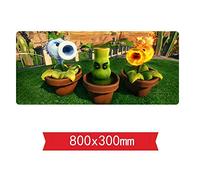 Zombies Mouse Mat Gaming, 800 X 300 X 3 Mm, Base en Caoutchouc Antidérapante, Précision Et Vitesse Optimales, Compatible avec Les Souris Laser Et Optiques, A