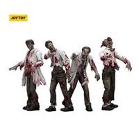 Zombies - Pack 4 figurines Dark Source Scientists (Male) 8 cm