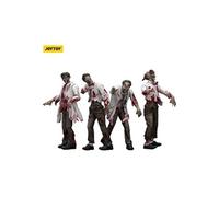 Zombies - Pack 4 figurines Dark Source Scientists (Male) 8 cm