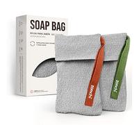 ZOMCHI Lot de 2 Sacs à Grain Doux pour Savon Solide - Éponges Exfoliantes pour le Corps à Utiliser sous la Douche