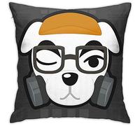 Zome Lag DJ KK Animal Crossing Chambre Coussin Couvre Coussin Décoratif pour La Maison Canapé Taie d'oreiller Carré