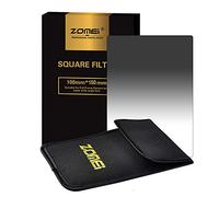 Zomei Lot de 100 filtres Z-Pro Series de 150 mm : ND2 + ND4 + ND8 + ND16 à densité neutre graduée gris compatible avec les appareils photo reflex numériques Cokin