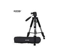 Docooler ZOMEI Q111 Trépied de Voyage en Alliage d'aluminium Iéger de 142 cm / 56 po avec Plaque à Dégagement Rapide / Sac de Transport pour Smartphone Nikon Sony DSLR de Canon