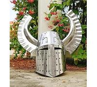 Zomitiya Casque médiéval teutonique chevalier ailé à cornes pour cosplay et jeu de rôle