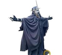 Zomitiya Costume complet du Roi Sorcière Nazgul - Le Seigneur des Anneaux - Costume d'Halloween - Costume d'armure Dark Rider Nazgul