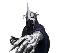 Zomitiya Costume complet médiéval du roi sorcière Nazgul - Costume en acier portable pour les reconstitutions de cosplay et d'Halloween.
