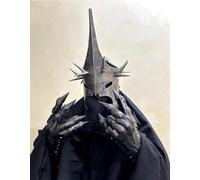 Zomitiya Costume de roi sorcière pour Halloween, gants de nazgul, robe de cavalier, costume fantôme noir