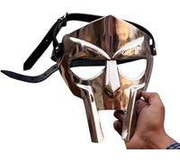 Zomitiya MF Doom Masque de gladiateur médiéval en acier doux 18 g