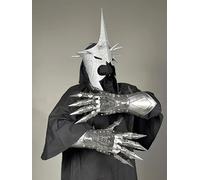 Zomitiya Nazgul Costume de sorcière d'horreur Roi d'Angmar Costume complet Cape Cosplay Halloween