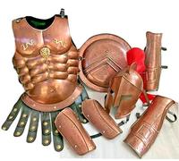 Zomitiya Spartan King 300 Casque avec veste mus protège-bras et bouclier