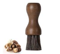 Zommke Brosse à légumes, à champignons, à champignon, brosse de cuisine, brosse à pommes de terre, brosse à vaisselle en bois, brosse paume, en bambou naturel, pour vaisselle, casseroles, poêles