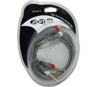 Zomo Câble MKC-30 - 2x 6,3 mm jack - RCA - 3m