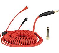 Câble en Spiral DeLuxe pour Sennheiser HD 25 - 3,5m rouge