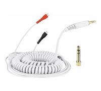 Zomo HD 25 Spiral Cord White DeLuxe câble spiralé pour Sennheiser HD 25