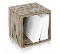 Zomo VS-Box 100 Zebrano Rangement LP pour Environ 100 Vinyles Bois MDF 6 kg
