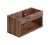 Zomo VsBox 1/45 - Boite de rangement de supports - capacité : 50 disques vinyle - noyer