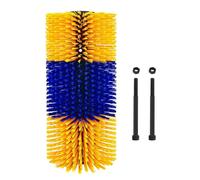 ZOMTTAR Brosses à Gratter pour Bétail, 17,5 X 7,5 Pouces, Brosse de Massage Complète à Gratter pour Vache et Cheval, Soulage Les Démangeaisons sur Le Dos