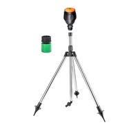 ZONADAH Arroseur à trépied rotatif, arrosage rotatif automatique à 360 degrés, arroseur d'irrigation, arroseur sur trépied, système d'irrigation pour jardin, cour, pelouse en plein air
