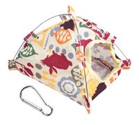 ZONADAH Hamac pour perroquet, nid d'oiseaux, tente à oiseaux avec maison, cage suspendue pour oiseaux, lit de maison, perroquet, grotte suspendue, fournitures pour animaux de compagnie