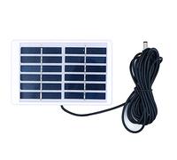 ZONADAH Kit de mini panneau solaire 1,2 W 6 V avec cadre à suspendre, câble 5521 DC de 3 mètres, chargeur de batterie, maison, projets scientifiques, école, camping, pêche, randonnée, jardin