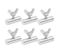 ZONADAH Lot de 6 butées de rail d'auvent de 8 mm pour caravane, camping-car, bateau, camping, tente