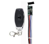 ZONADAH Mini interrupteur de télécommande sans fil 12V 2A contrôle de lampe LED 433MHz micro récepteur RF émetteur commutateur momentané