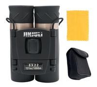 ZONADAH Mini jumelles compactes 8 x 22, petits télescopes HD - Mini jumelles de poche pour l'observation des oiseaux, la chasse, les voyages, l'opéra, le sport, les jeux, les visites