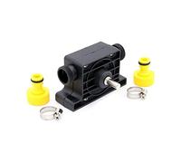 ZONADAH Pompe à eau portable pour perceuses électriques, perceuses sans fil avec raccords de tuyau, débit élevé pour jardinage, bateaux, voitures, camions