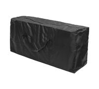 ZONADAH Sac de rangement imperméable pour coussins d'extérieur - 172,7 x 76,2 x 50,8 cm - Noir - Sac de rangement pour meubles de terrasse - Avec poignées