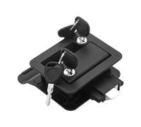 ZONADAH Serrure à fermeture éclair double face pour entrée, serrure spéciale pour camping-cars et remorques de voyage, serrure de porte avec mise à niveau du panneau, accessoires de verrouillage