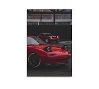 ZONDER JDM Poster de voiture pour Mazda MX5 Miata Racing Car Sport Car Supercar Poster décoratif sur toile murale et art Impression moderne pour chambre à coucher 30 x 45 cm